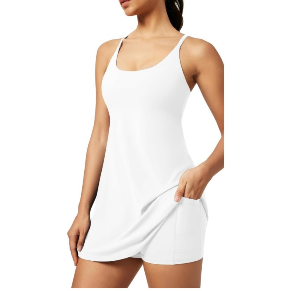 New Women Small IUGA Athletic Dress for Women Tennis Dress with Built-in Shorts